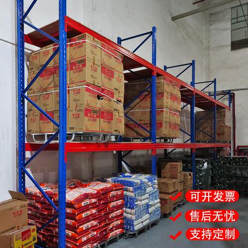 重型货架加厚托盘式大型高位拆装承重组合仓库1吨3吨板材货架定做