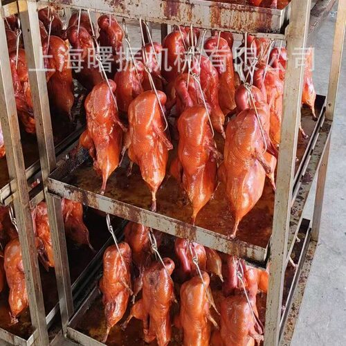 大型烤鸭炉  车100只/双车200只 推车式旋转烤炉食品厂烤鸭设备