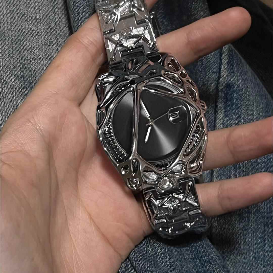 thumbnail for Millennial Y2K Vintage Watch Original Alabaster Spider Web Venom Alien Watch Niche High-End Men&#039s Wristwatch