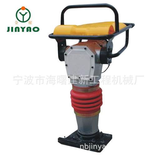 汽油冲击夯工厂内燃机地基沥青路基夯实机小型手扶立式打夯机