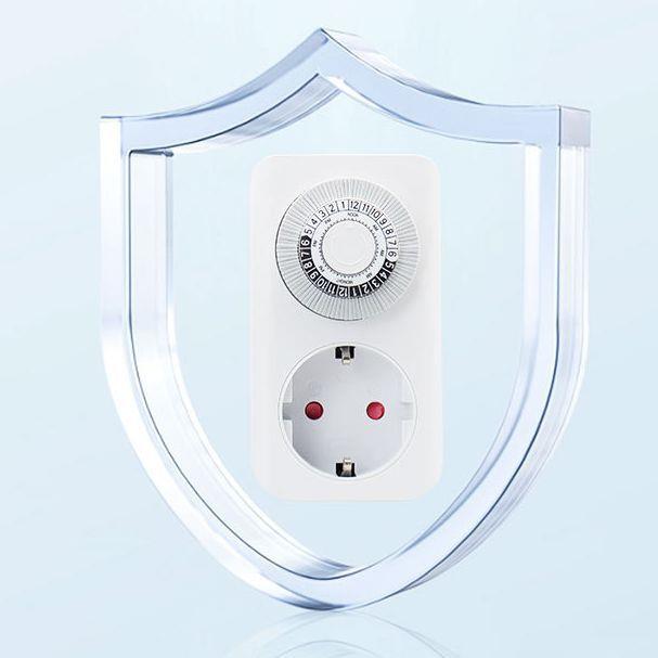 2械4小时德式机插定时开关插座家用器产品庭园灯电TTA具广告牌定