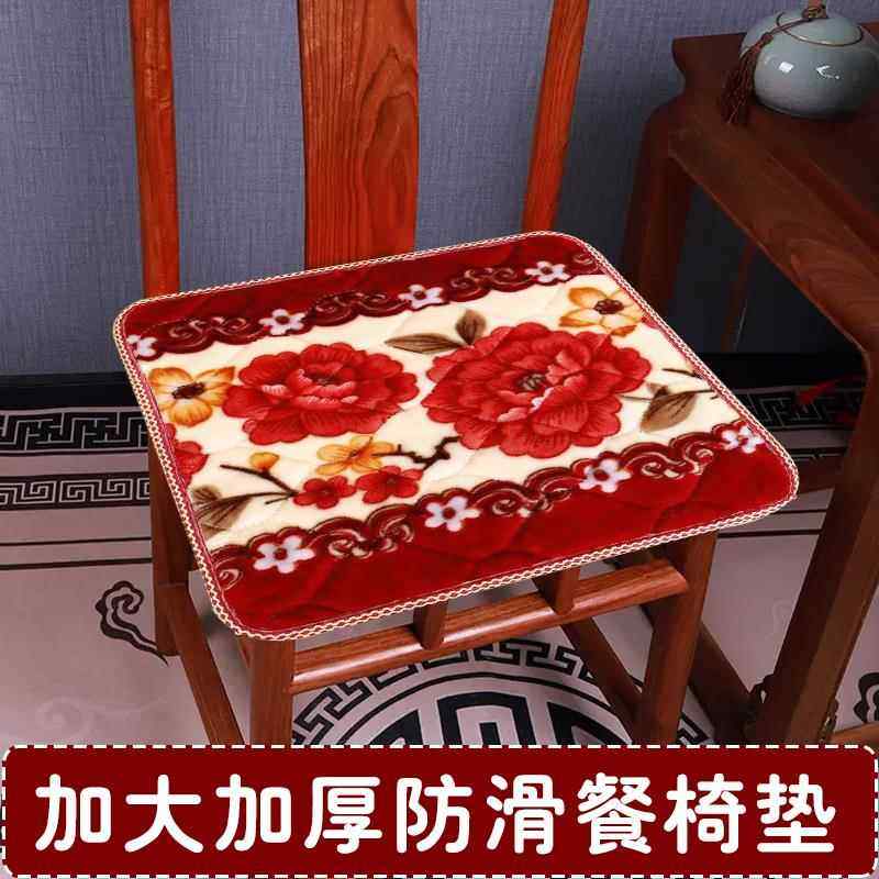 坐垫50*50cn椅子垫加厚毛绒餐桌沙发方垫春秋椅冬季保暖屁股防滑,居家布艺,椅垫,淘宝优惠券,粉丝福利购,淘宝优惠卷