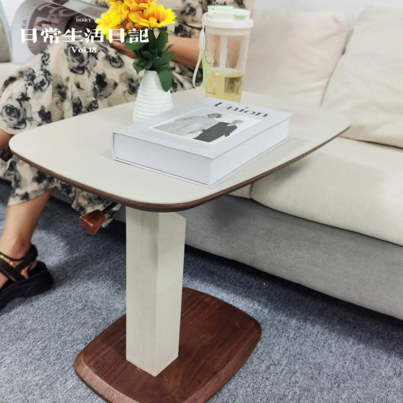 升降床边小桌子客厅移动小茶几家用餐桌边几现代卧室角几简约便捷