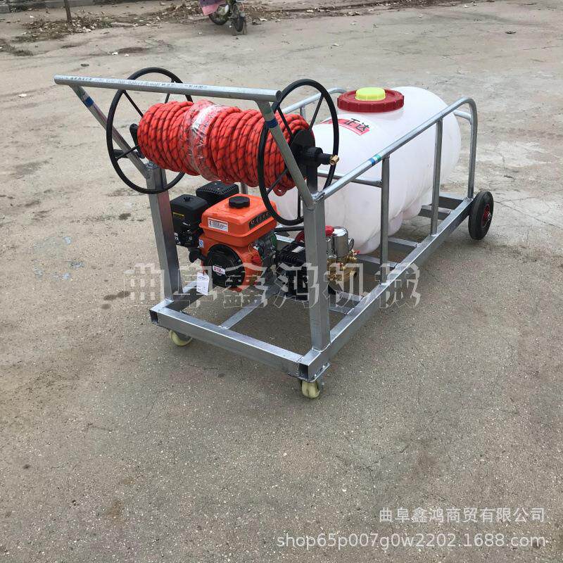 低噪音汽油打药喷雾器电动三轮车电动喷雾器高效率推车喷雾器