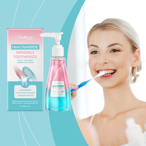 ORALHOE Nicotinamide Toothpaste - Gentle and Refreshing, Cle