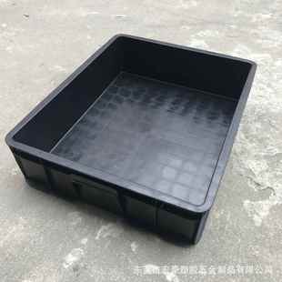 件收纳运输箱物料胶盒 160mm电子元 宏豪加厚防静电周转箱600 500