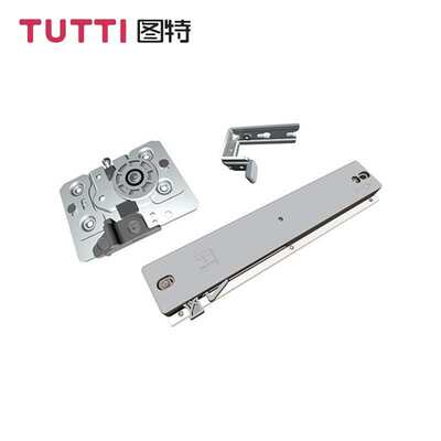 图特TUTTI外挂衣柜移门滑轮轨道吊轮T509推拉平趟挂趟门缓冲滑轮