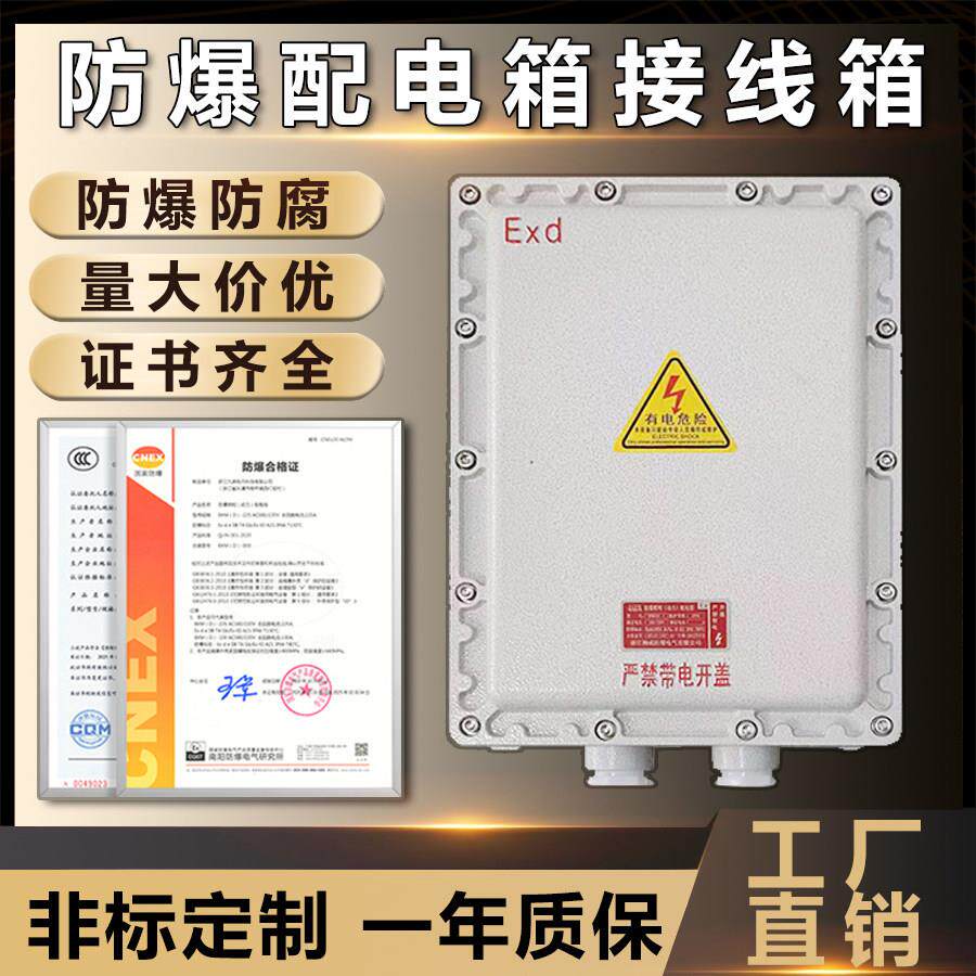 防爆配电箱控制开关按钮箱动力照明接线箱检修端子仪表插座空箱