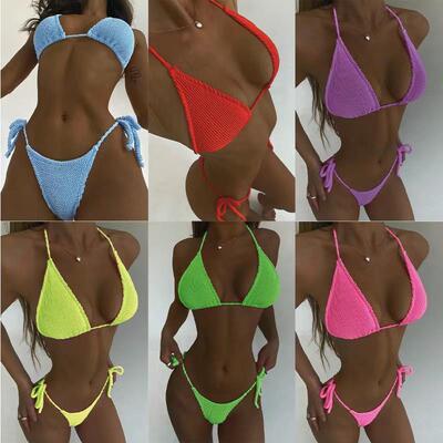 Swimsuit women's bikini women's split swimsuit triangle