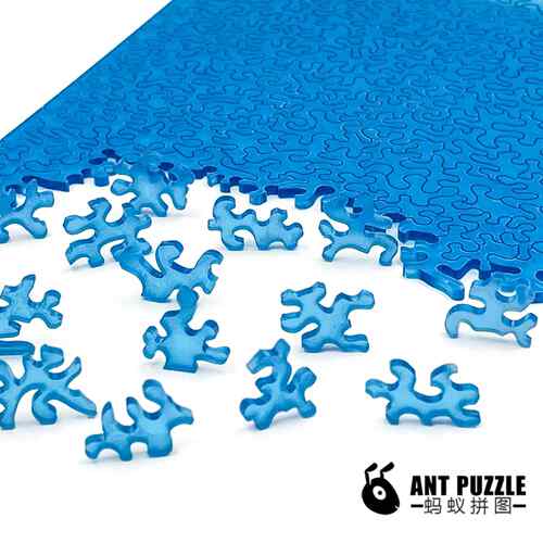 300块异形透明拼图幻影超难烧脑亚克力拼图puzzle自虐专注玩具