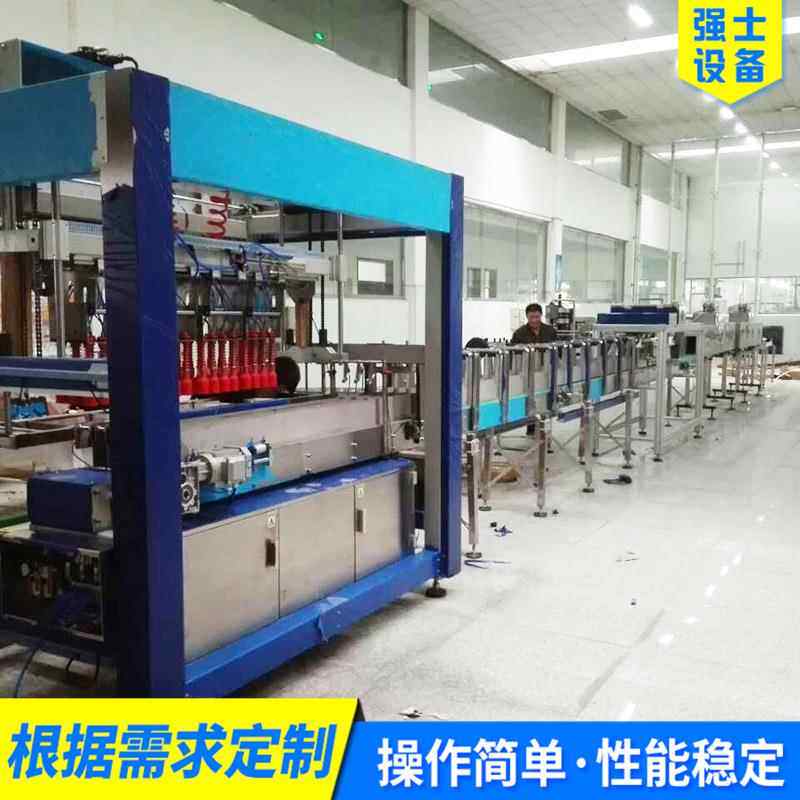 饮料矿泉水抓取式开箱装箱机 全自动纸箱打包机单柱装箱机