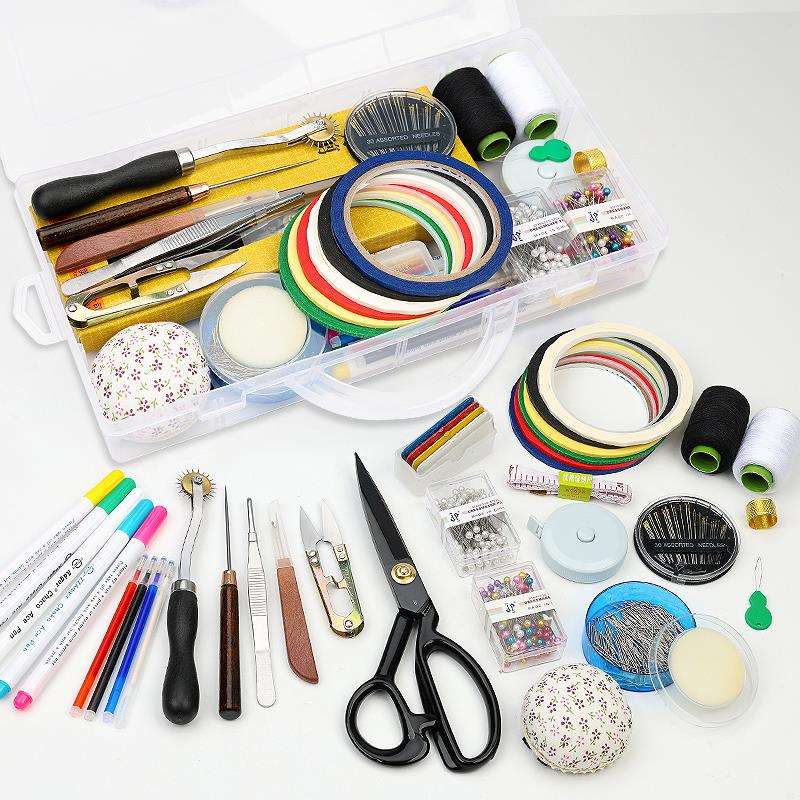 工具服装设计专业尺工具套装美纹杏淼制造纸定位针针插锥子镊子立