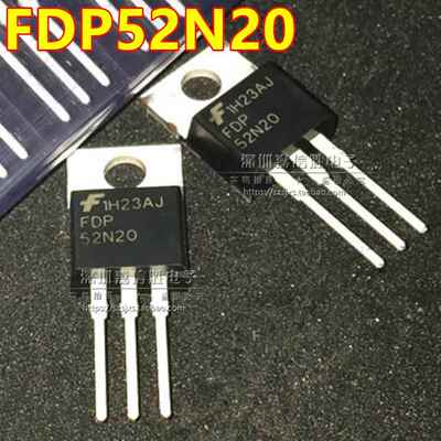 全新 FDP52N20 52N20 TO-220封装 200V 52A N沟道场效电晶体