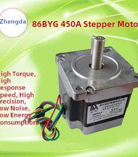雕刻机86步进电机常州安好250A两相大扭距步进马达TYPE 86BYG450A