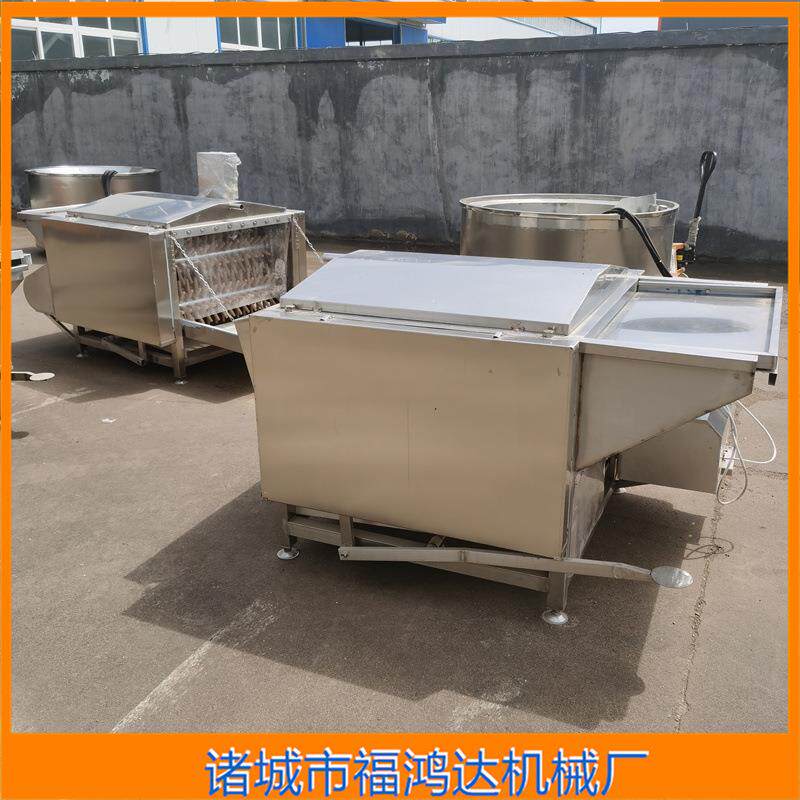 打鸭子毛机器褪家禽毛屠宰设备七轴鸡鸭鹅脱毛机