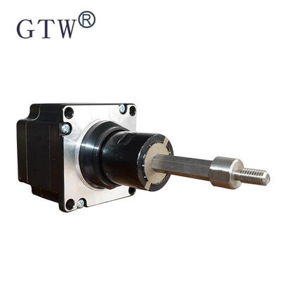 7固定轴直线电93机ema23混合式5进电机步进马N达步推杆来回伸缩走