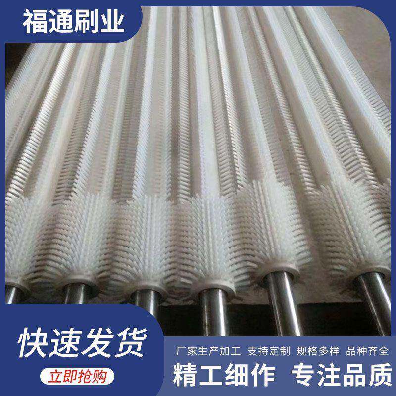 工业除尘空心毛刷轮圆形圆柱刷毛刷辊滚刷厂家加工小型尼龙丝刷