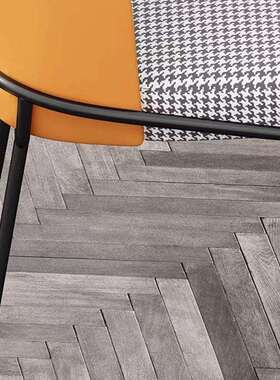 椅子奢家用客厅餐厅妆间用椅VEH轻单化人靠椅背现代简约千鸟格会