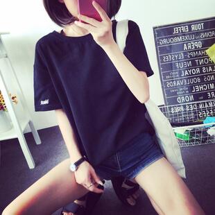夏色季短袖同款情侣装潮韩版白半袖蜜装学生班闺服t恤女宽松