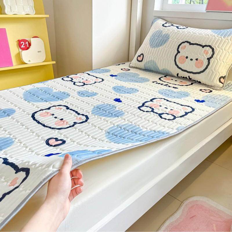 a类凉感丝凉席夏季学生宿舍席子寝室上下铺单人空调席夏天软席子,床上用品,冰丝席,淘宝优惠券,粉丝福利购,淘宝优惠卷