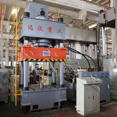 南通厂家直销YQ32-500T三梁四柱汽车配件液压机500吨四柱油压机