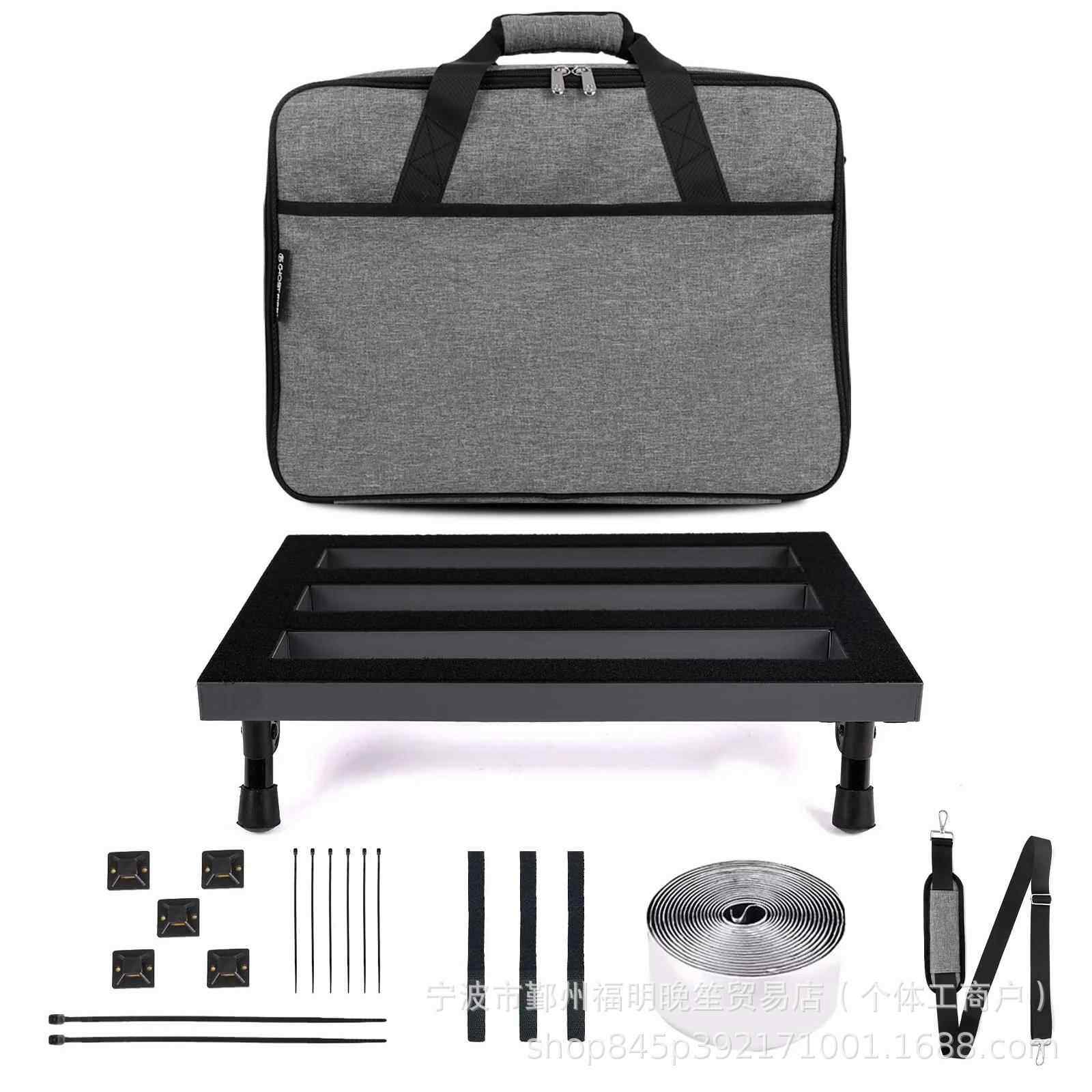 效果器板子电吉他电贝司吉他单块超轻便携效果器电源轨道板架