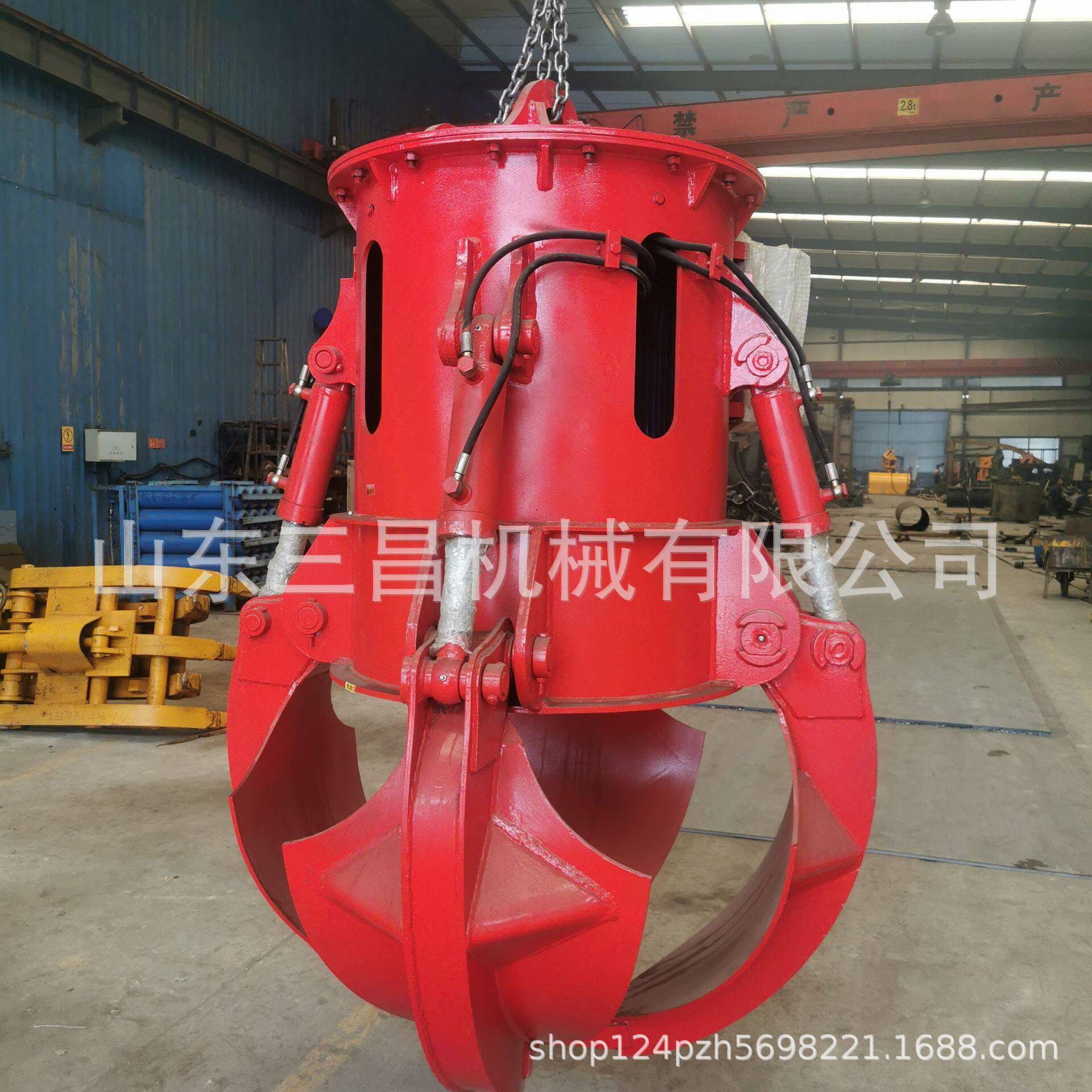 重庆抓钢机厂家挖掘机用抓钢器莲花瓣废钢铁抓爪价格优惠