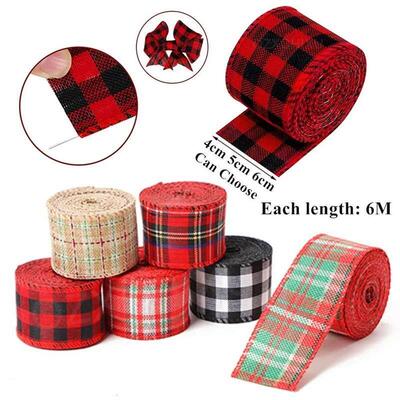 6M/Roll Craft Ribbon Imitation Hemp Ribbon Wire Wire Edge Li