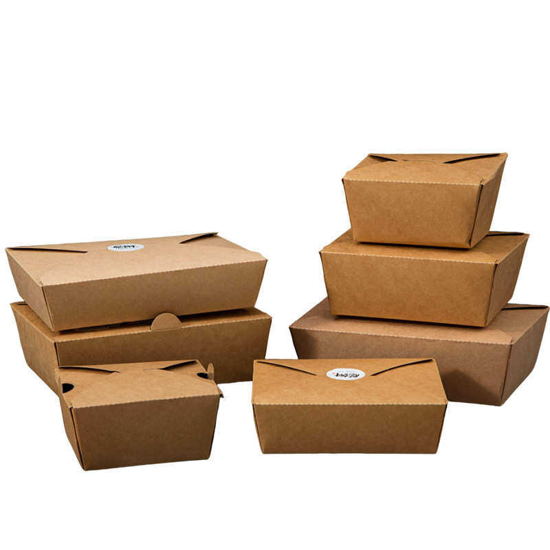 一次性加厚牛皮纸外卖打包盒 炸鸡水果沙拉快餐盒意面炒饭便当盒,包装,纸盒,淘宝优惠券,粉丝福利购,淘宝优惠卷