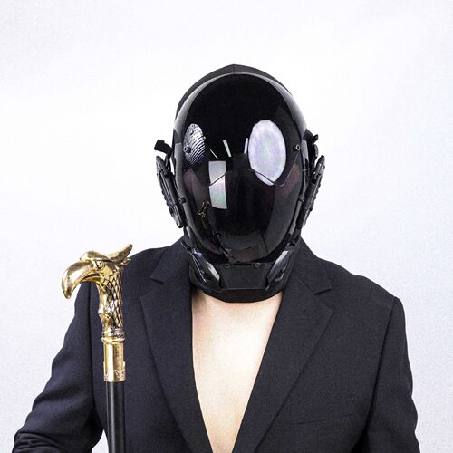 赛博朋克面具面罩cosplay面具角色扮演街拍蹦迪面罩