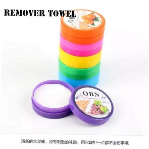 fruit smell nail polish remover towel healthy