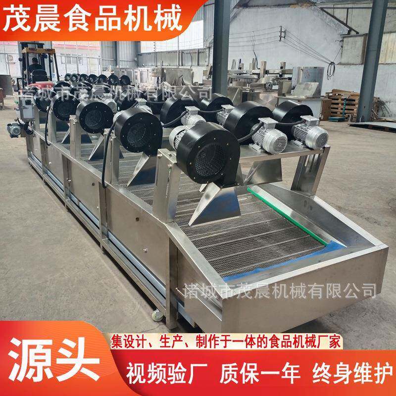 全自动苞玉米翻转式风干机小型萝卜沥水风干线秋葵干燥脱水设备