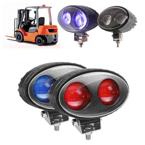 LED货车警示区域led车灯红光蓝光倒车作业灯高亮聚光点光灯叉车