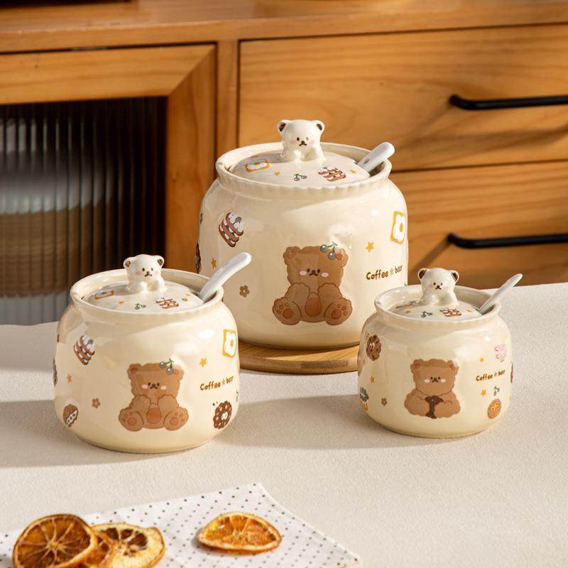 猪油罐家用耐高温陶瓷油泼辣子罐厨房卡通调味罐辣椒油专用储存罐,厨房/烹饪用具,猪油罐,淘宝优惠券,粉丝福利购,淘宝优惠卷