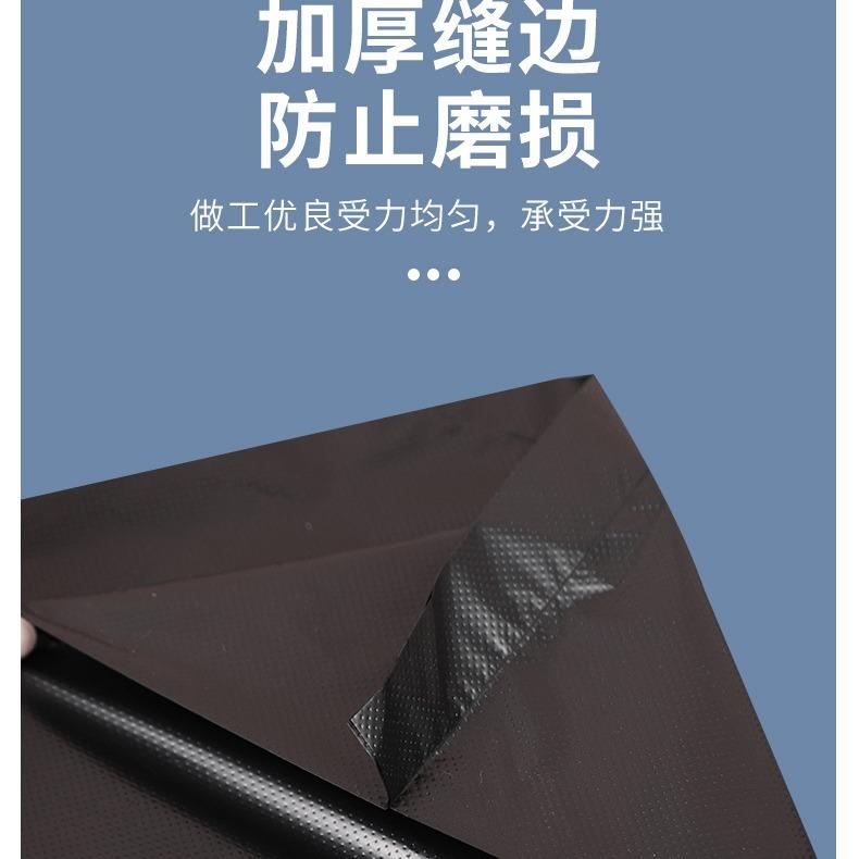 新款直销大垃圾袋一次性平口黑色垃圾袋小区林园酒店黑色塑料袋垃