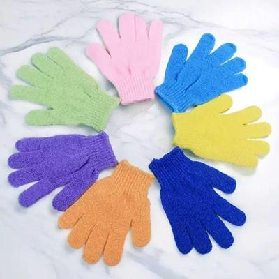 Five-finger Exfoliating Bath Glove - No Scrubbing Required,