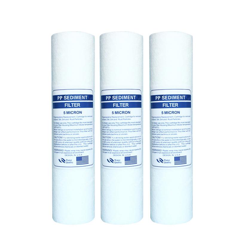 PP棉滤芯通用工业熔喷平面净水器配件水处理10寸20寸30寸40寸