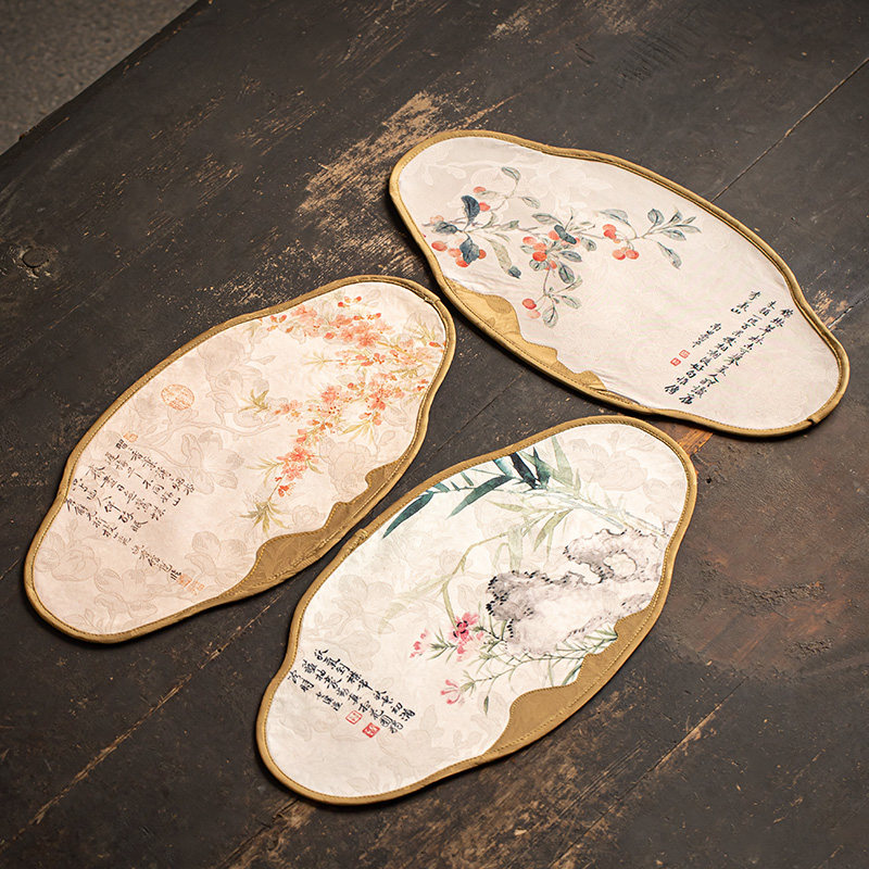 布艺海棠干泡茶席垫子新中式禅意双面隔热复古桌布茶布茶席茶配件,餐饮具,茶具礼盒,淘宝优惠券,粉丝福利购,淘宝优惠卷