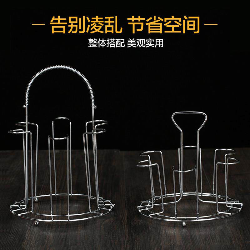 杯架6祇装水杯挂架玻璃杯奶瓶沥杯架