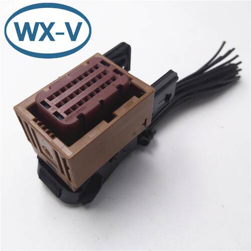 9-1897141-8 线束776164-1安普插头汽车连接器ecu35孔接插件23芯