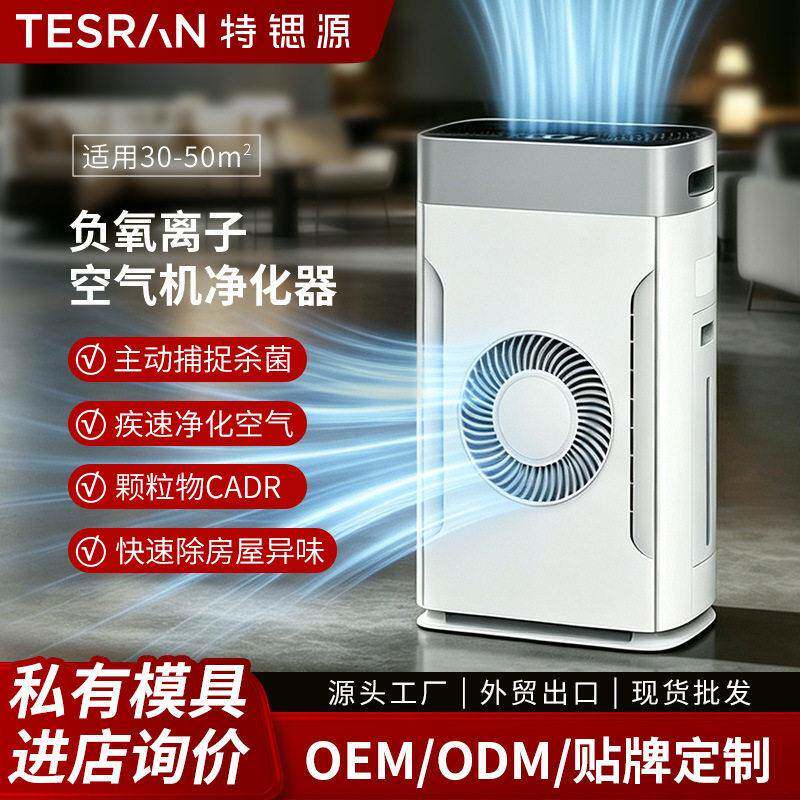 私有模具空气净化器台式家用公室杀菌除烟味净化异味新风仪现货