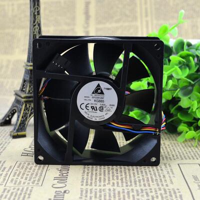 台达EFC0912BF KG885 12V 0.60A 9CM 9032 4线 温控 散热风扇