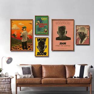 Flower Poster Paper Prints Creator Kraft The Tyler Boy Retro