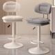 拉车吧台椅现代简约高脚凳酒吧椅子家用升降靠背椅前台收银台岛台