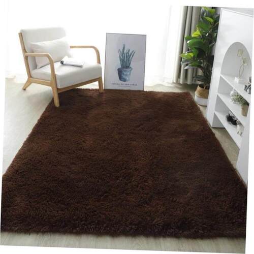 Fluffy Area Rugs for Bedroom Shaggy Floor Mat Carpet 地垫1