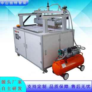 厂家直供油漆皮革贴色卡机DT 656TB瓷砖木板半自动贴色卡设备