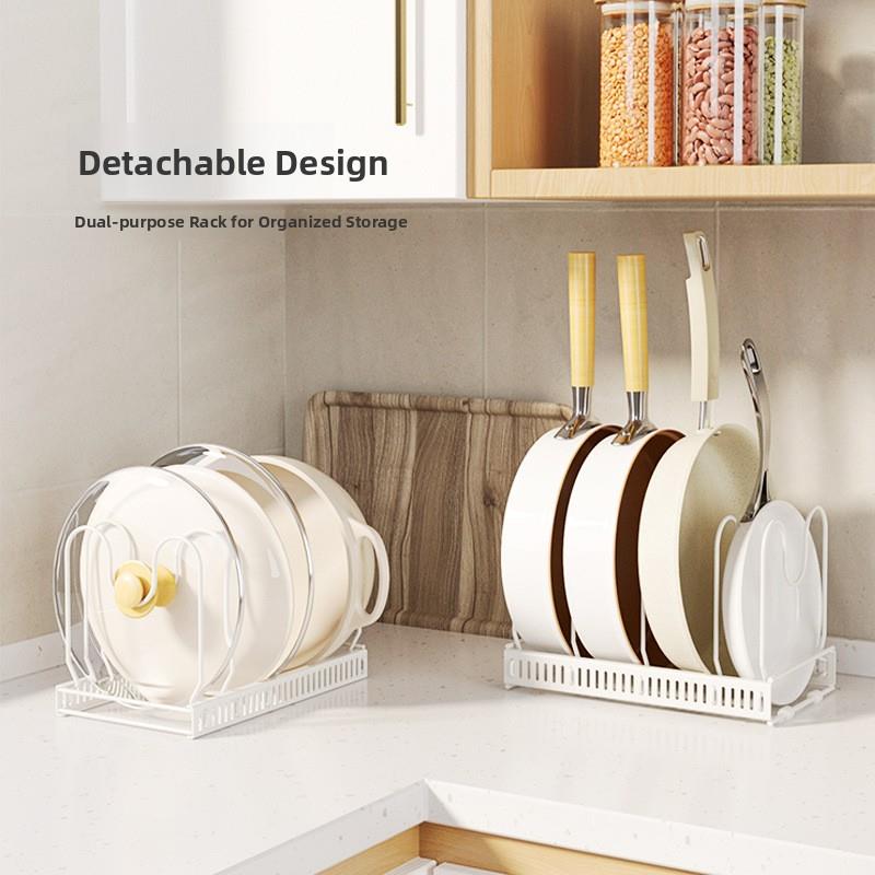 Pan rack Pot rack Organizer Kitchen storage rack Cabinet锅架