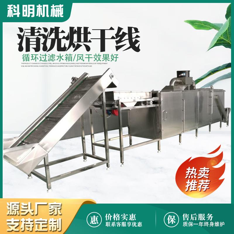 厂家葡萄干清洗风干流水线果脯成套加工设备西梅清洗风干机