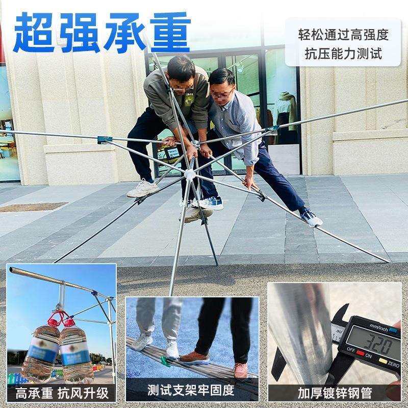 摆摊雨伞户外遮阳伞晴雨两用太阳伞加大加厚加固四方雨棚商用折叠