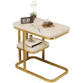 沙发边柜侧边柜客厅岩板方几轻奢侧边储物桌子简约现代角几小茶几